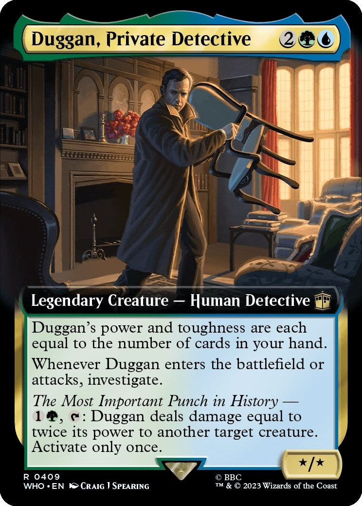 Image for Duggan, Private Detective (Extended Art) (409) - Magic: The Gathering