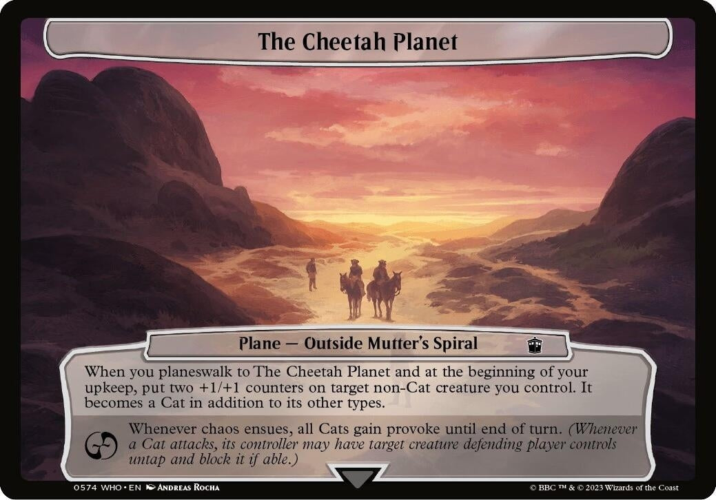 Image for The Cheetah Planet (574) - Magic: The Gathering
