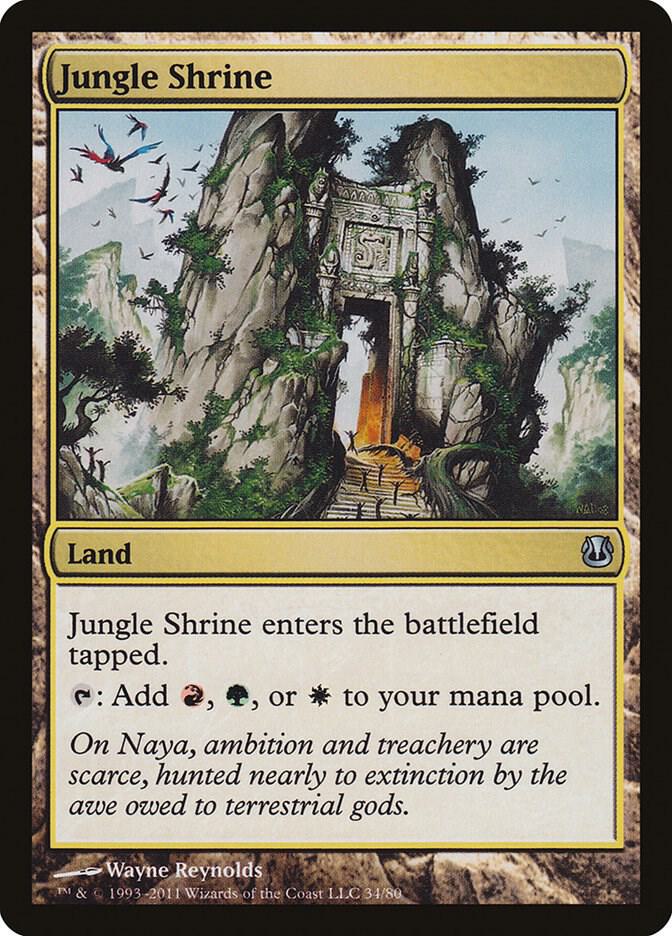 Image for Jungle Shrine (34) - Magic: The Gathering