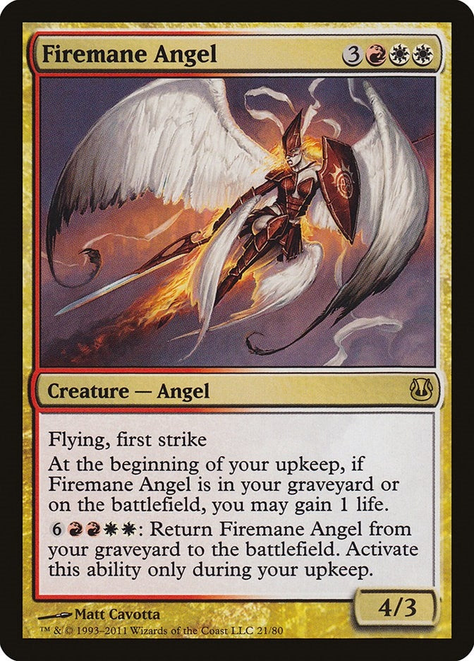 Image for Firemane Angel (21) - Magic: The Gathering