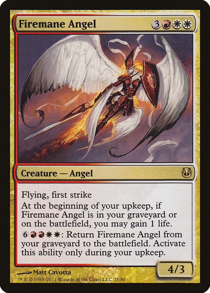 Image for Firemane Angel (21) - Magic: The Gathering