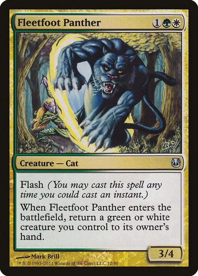 Image for Fleetfoot Panther (12) - Magic: The Gathering
