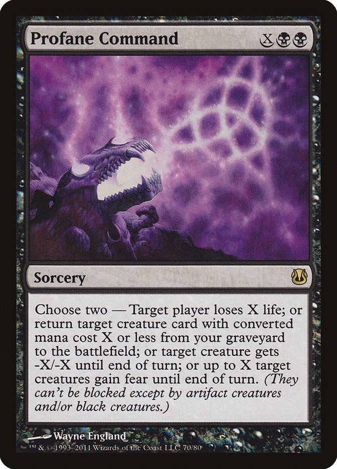 Image for Profane Command (70) - Magic: The Gathering