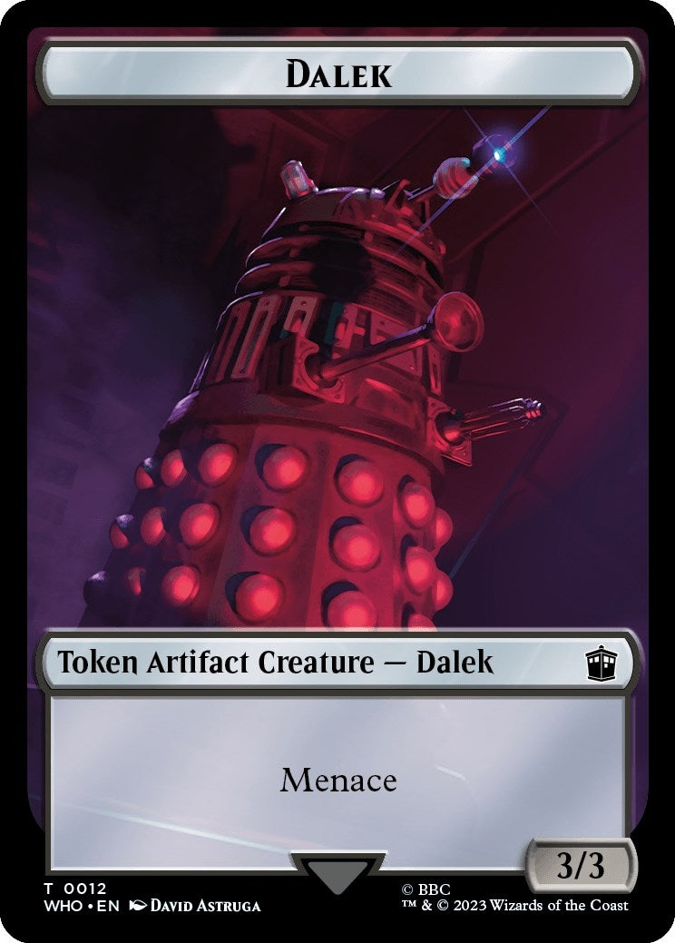 Image for Dalek // Food (0026) Double-Sided Token (12 // 26) - Magic: The Gathering