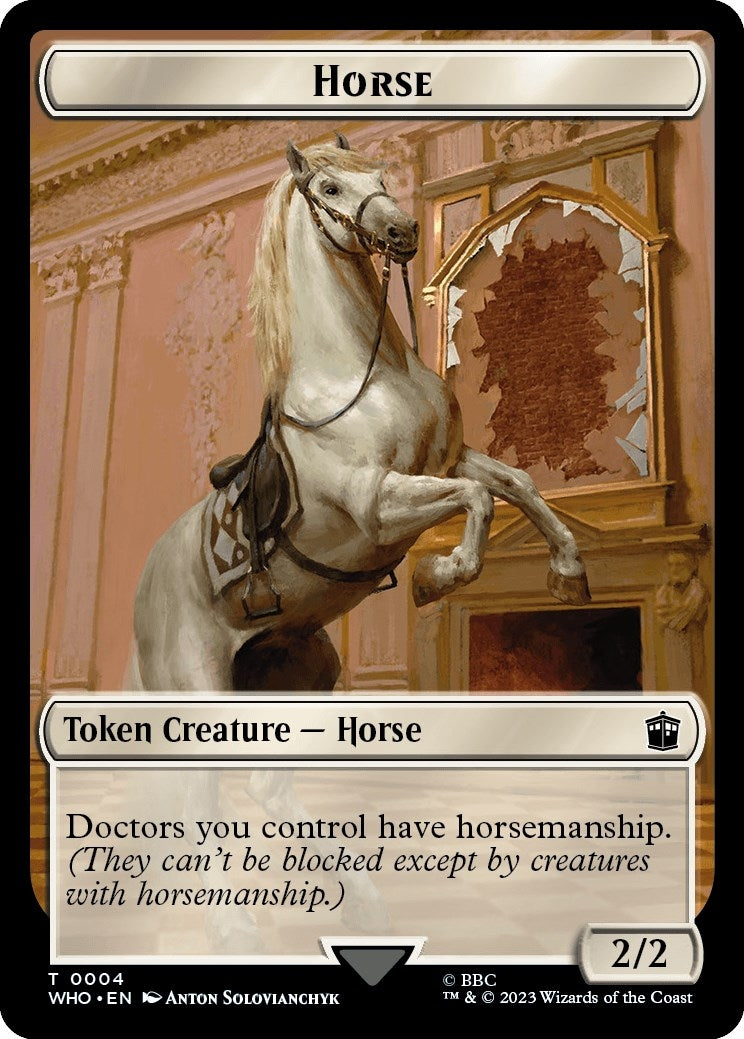 Image for Horse // Food (0026) Double-Sided Token (4 // 26) - Magic: The Gathering