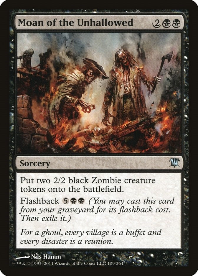 Image for Moan of the Unhallowed (109) - Magic: The Gathering