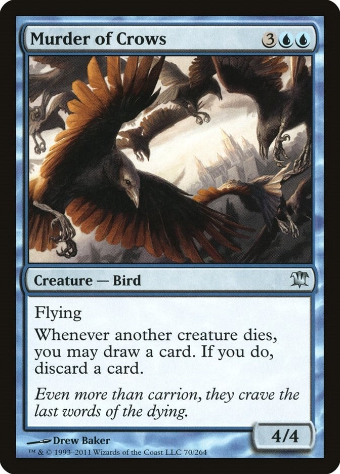 Image for Murder of Crows (70) - Magic: The Gathering