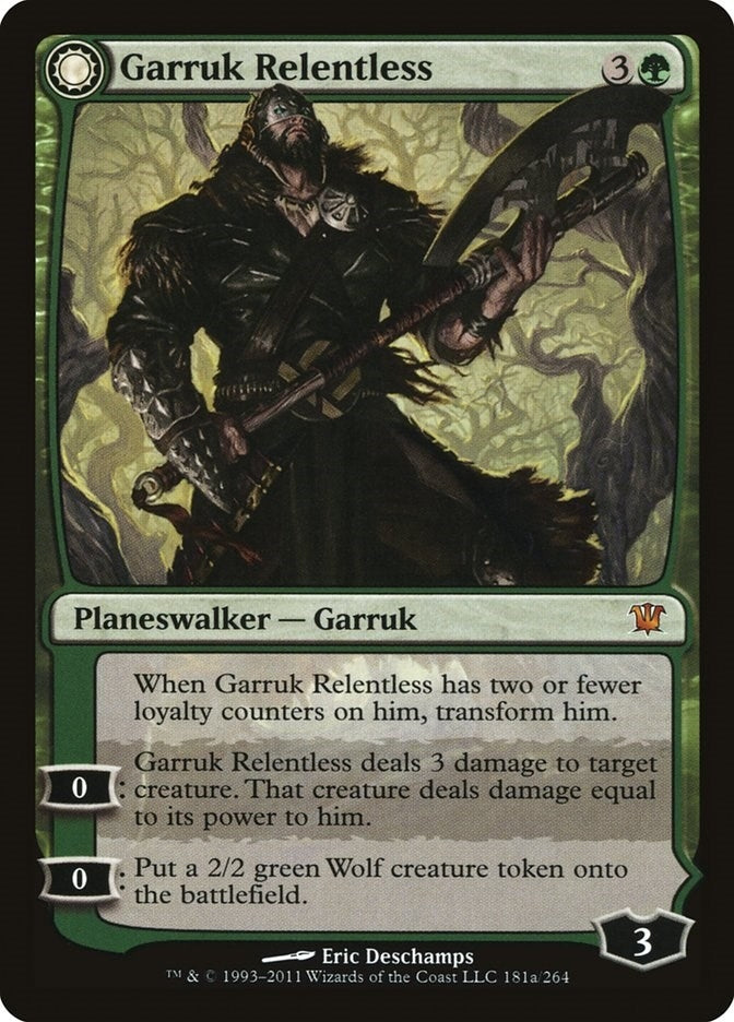 Image for Garruk Relentless (181) - Magic: The Gathering