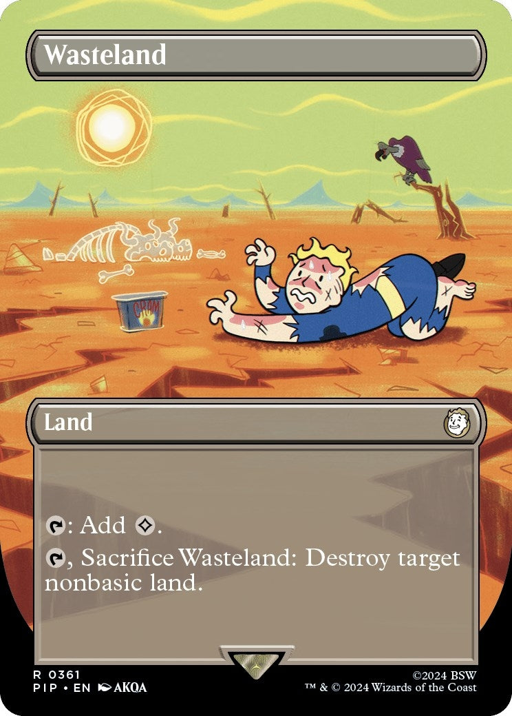 Image for Wasteland (Borderless) (361) - Magic: The Gathering