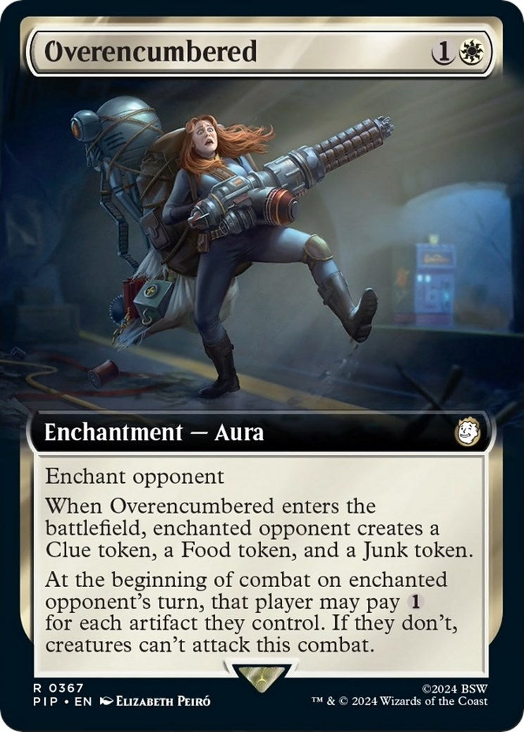 Image for Overencumbered (Extended Art) (367) - Magic: The Gathering