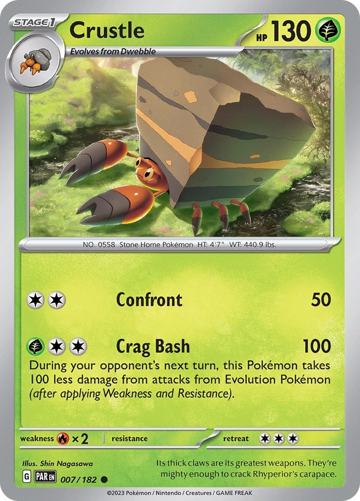 Image for Crustle (007/182) (PAR) - Pokemon