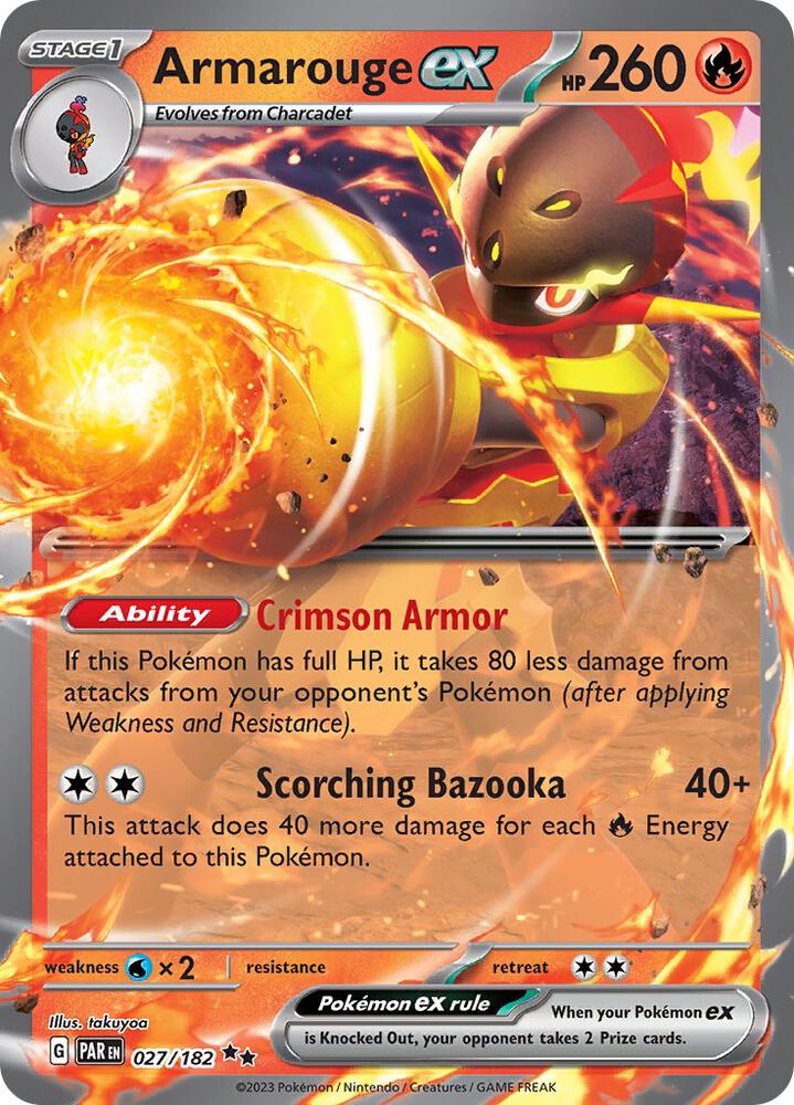 Image for Armarouge ex (027/182) (PAR) - Pokemon