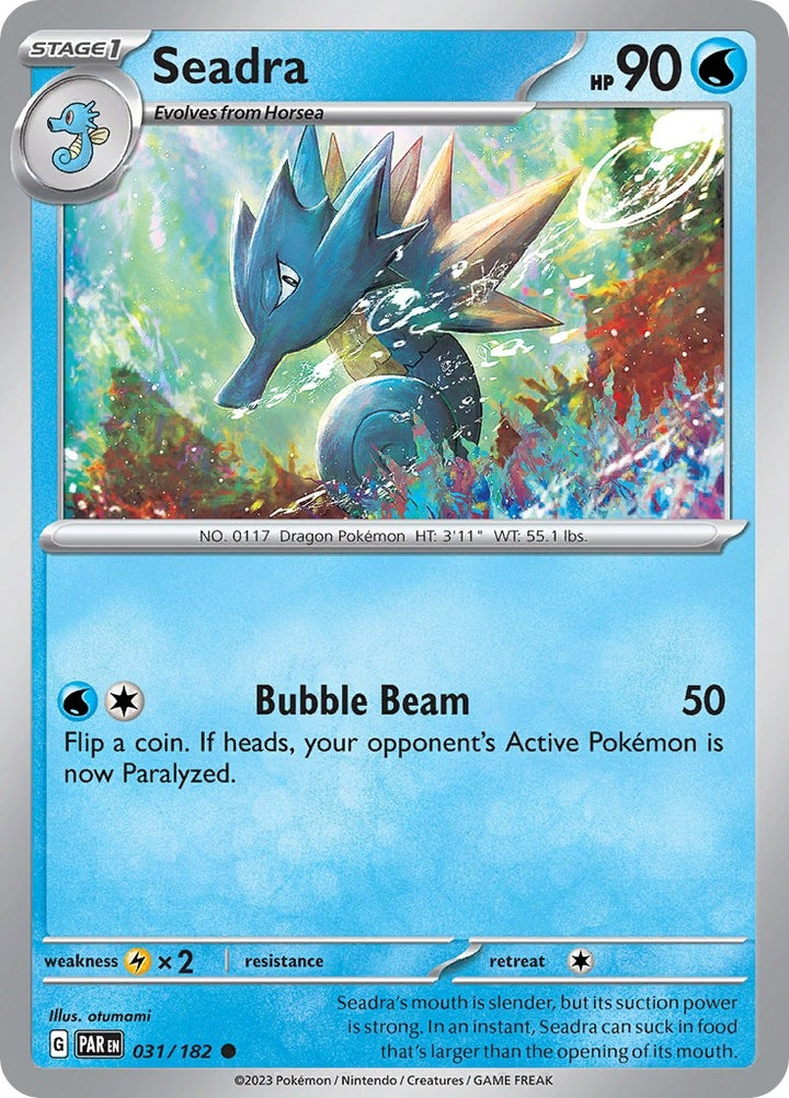 Image for Seadra (031/182) (PAR) - Pokemon