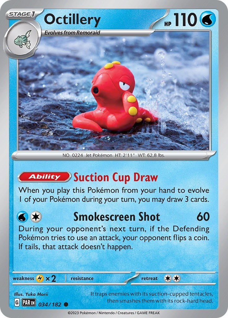 Image for Octillery (034/182) (PAR) - Pokemon