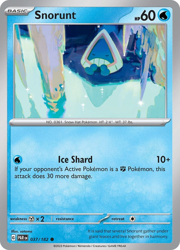 Image for Snorunt (037/182) (PAR) - Pokemon