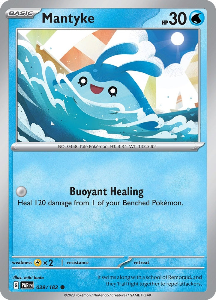 Image for Mantyke (039/182) (PAR) - Pokemon