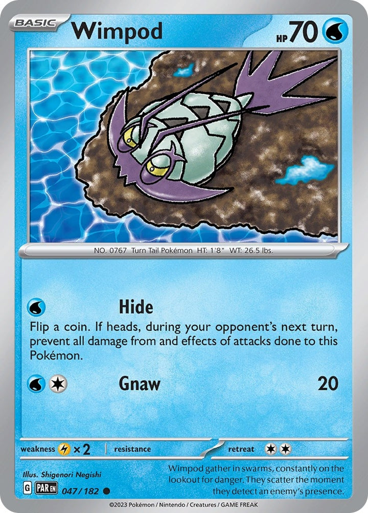 Image for Wimpod (047/182) (PAR) - Pokemon