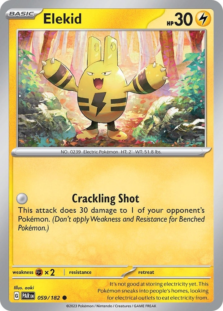 Image for Elekid (059/182) (PAR) - Pokemon