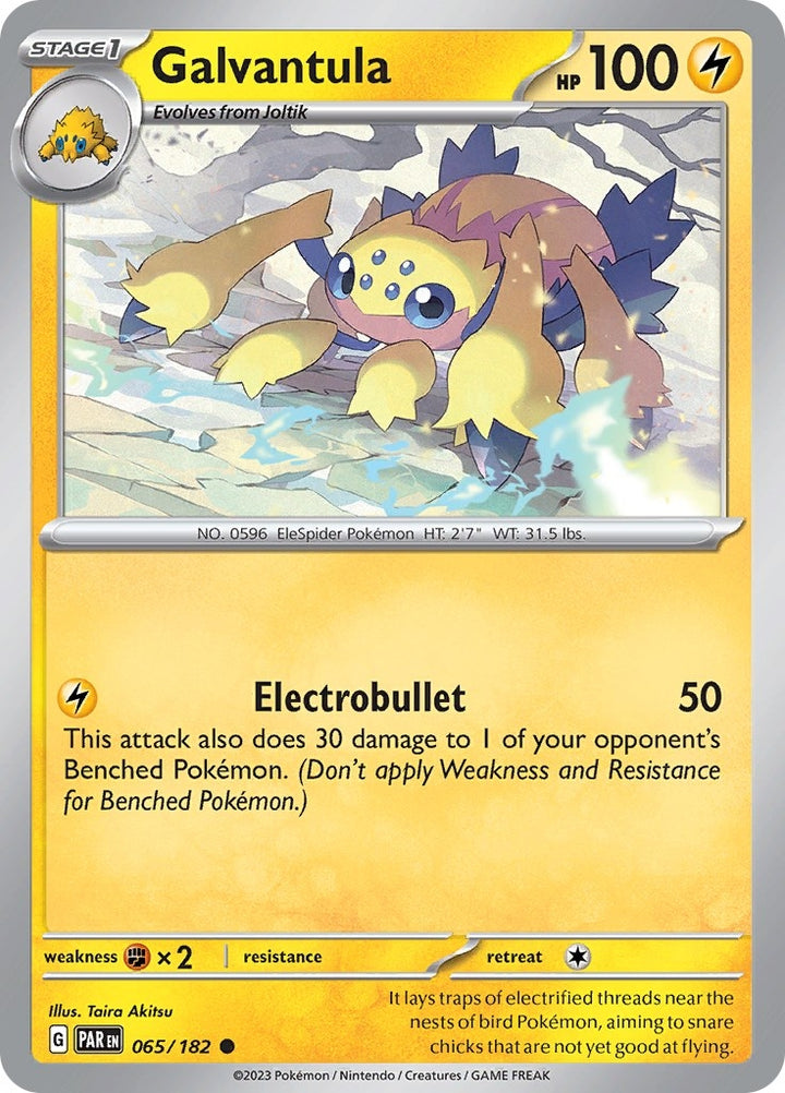Image for Galvantula (065/182) (PAR) - Pokemon