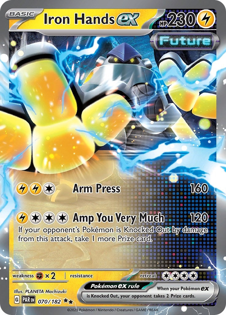 Image for Iron Hands ex (070/182) (PAR) - Pokemon