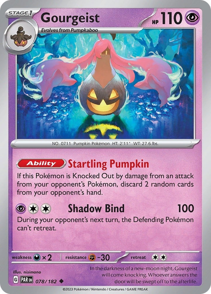 Image for Gourgeist (078/182) (PAR) - Pokemon
