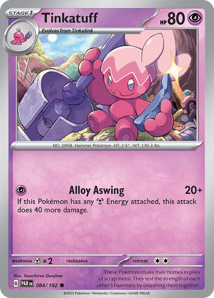 Image for Tinkatuff (084/182) (PAR) - Pokemon