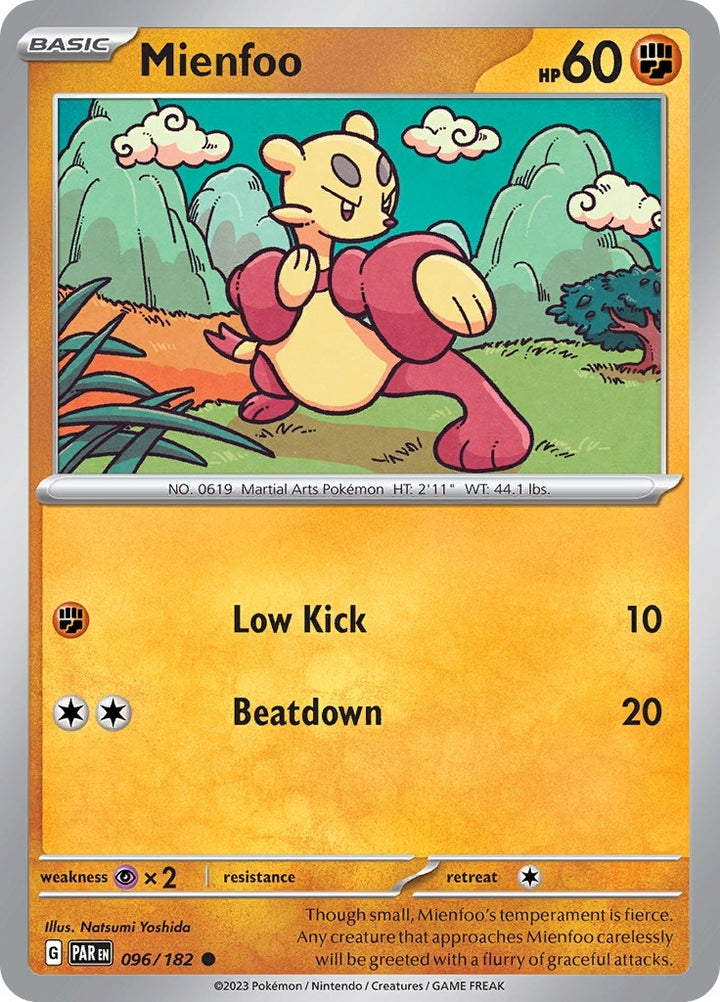 Image for Mienfoo (096/182) (PAR) - Pokemon