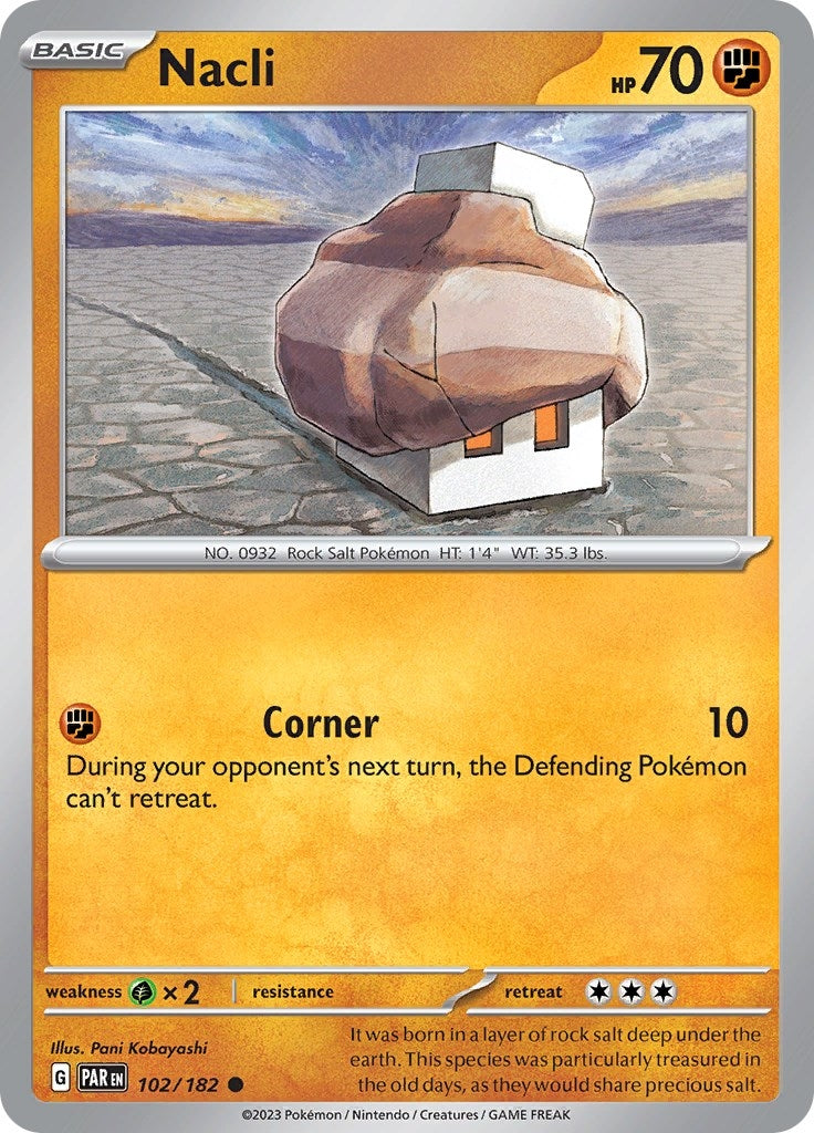 Image for Nacli (102/182) (PAR) - Pokemon