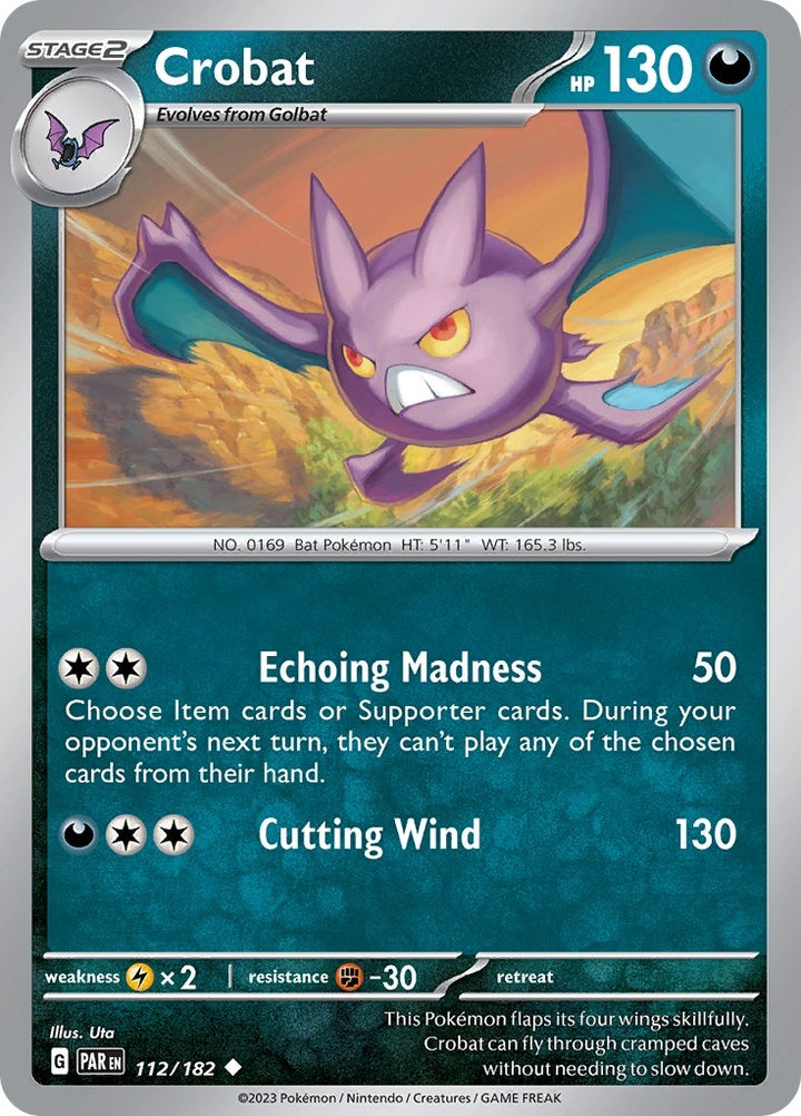 Image for Crobat (112/182) (PAR) - Pokemon