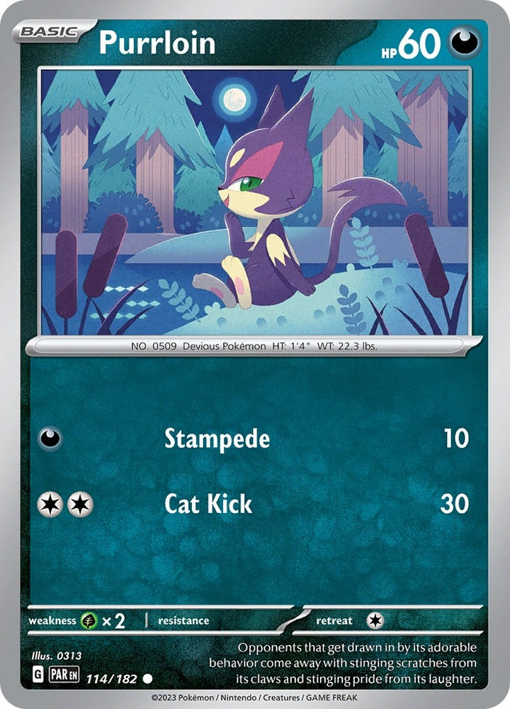 Image for Purrloin (114/182) (PAR) - Pokemon