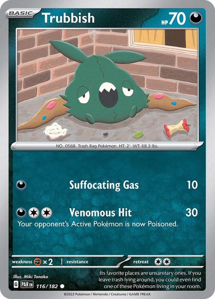 Image for Trubbish (116/182) (PAR) - Pokemon