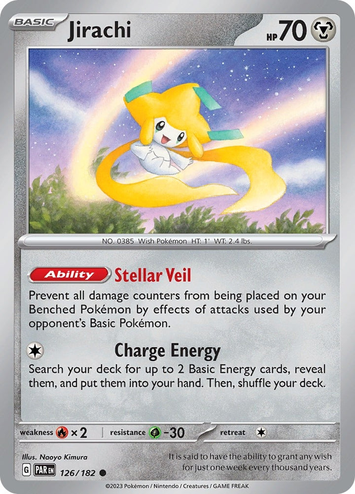 Image for Jirachi (126/182) (PAR) - Pokemon