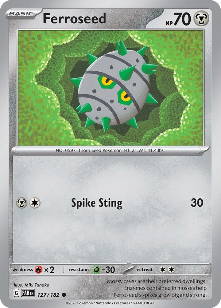 Image for Ferroseed (127/182) (PAR) - Pokemon
