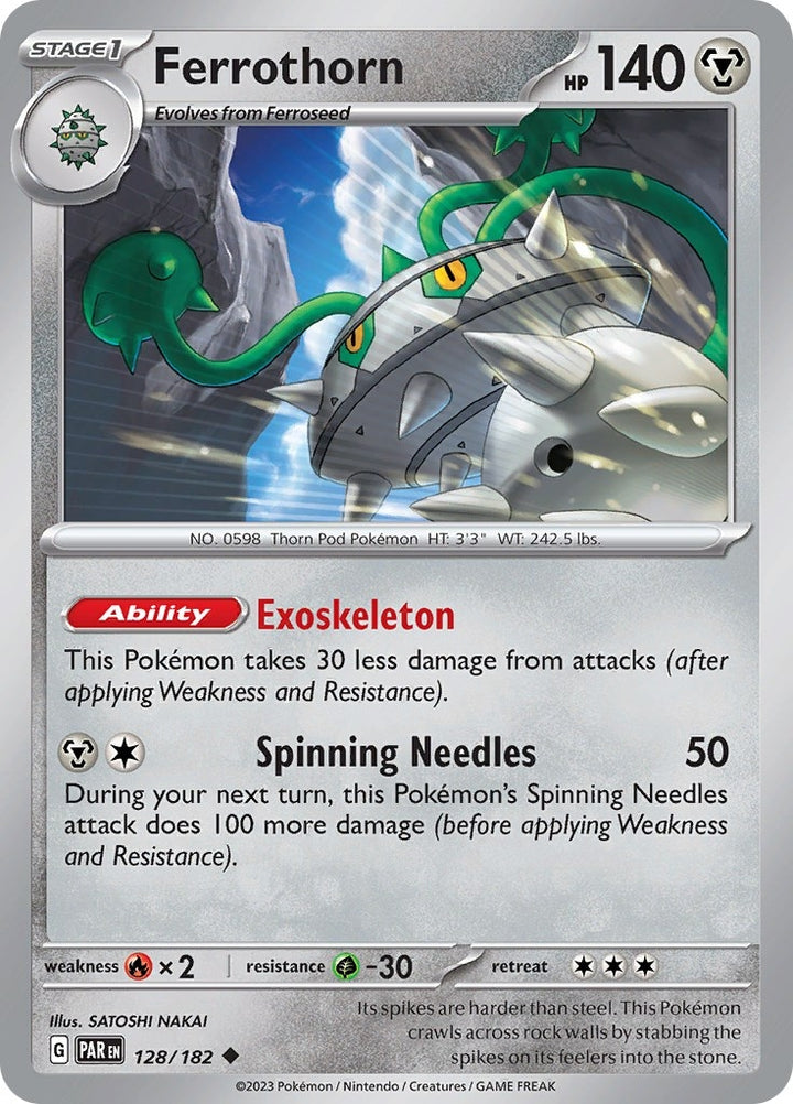 Image for Ferrothorn (128/182) (PAR) - Pokemon