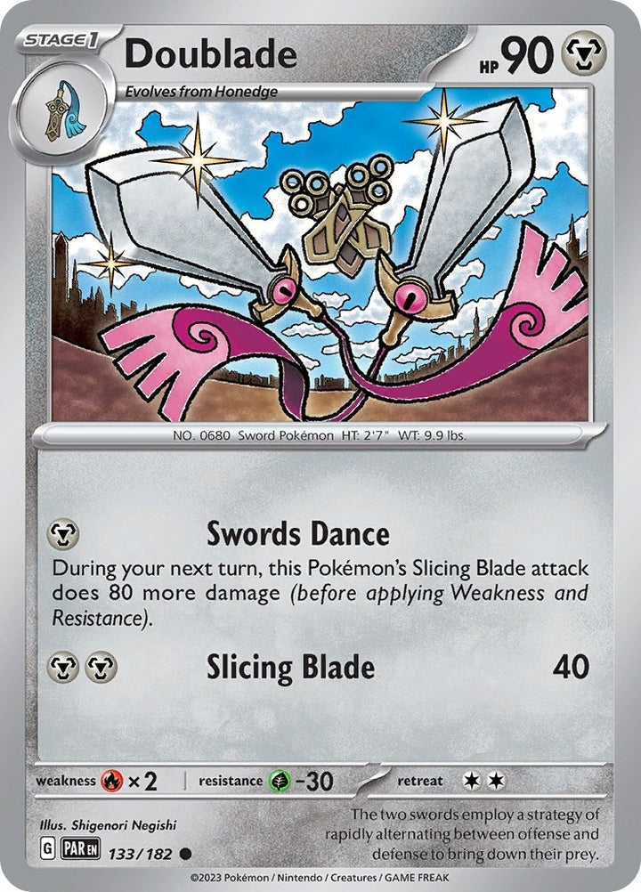 Image for Doublade (133/182) (PAR) - Pokemon