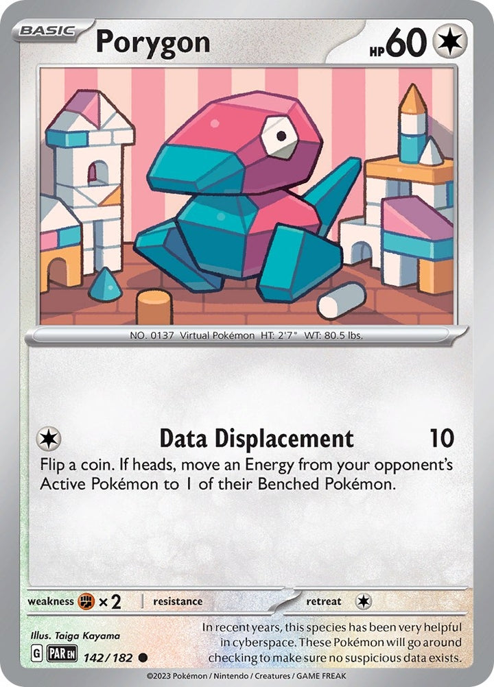 Image for Porygon (142/182) (PAR) - Pokemon