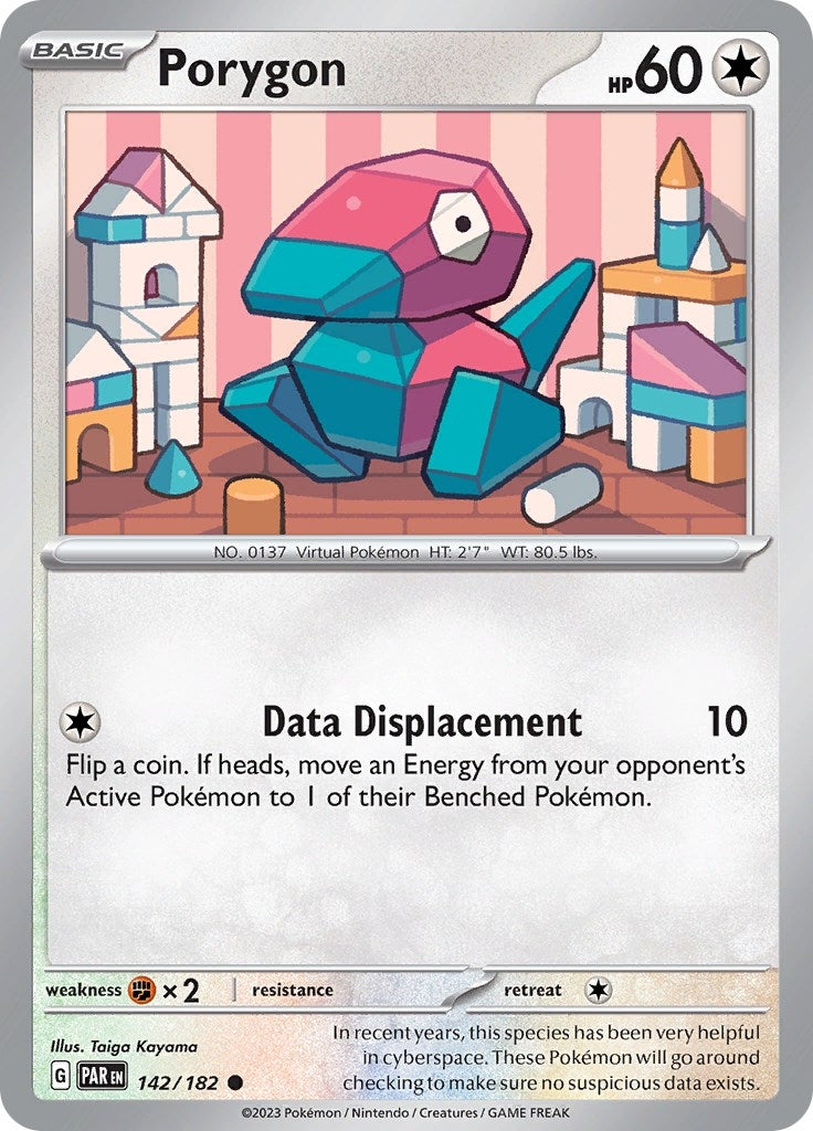 Image for Porygon (142/182) (PAR) - Pokemon