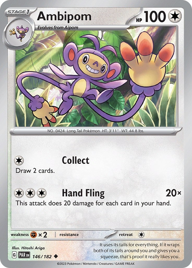 Image for Ambipom (146/182) (PAR) - Pokemon