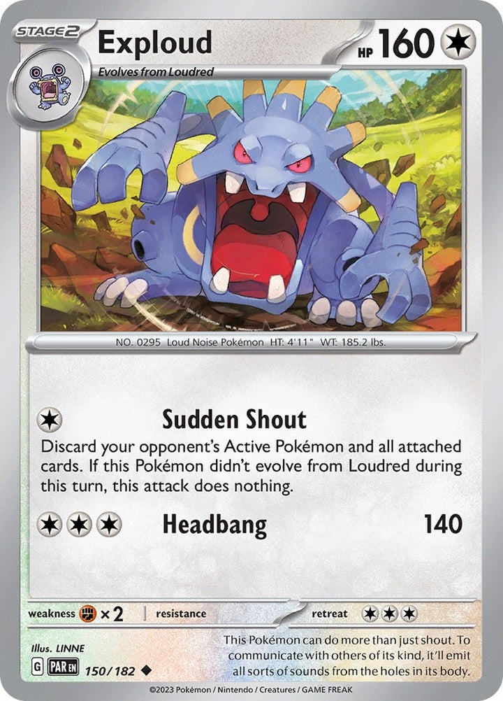 Image for Exploud (150/182) (PAR) - Pokemon