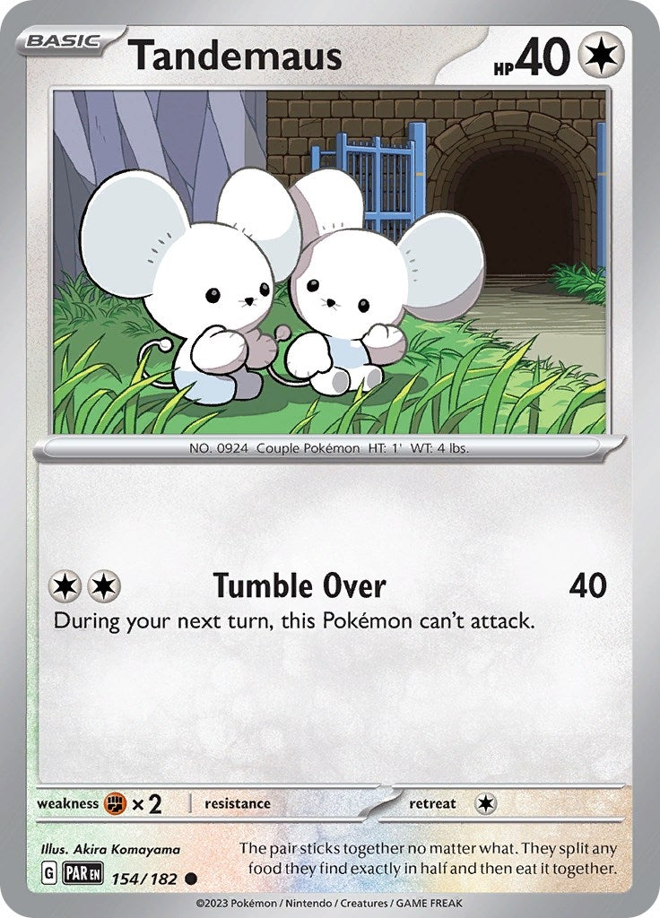 Image for Tandemaus (154/182) (PAR) - Pokemon