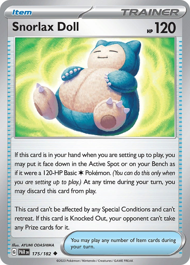 Image for Snorlax Doll (175/182) (PAR) - Pokemon