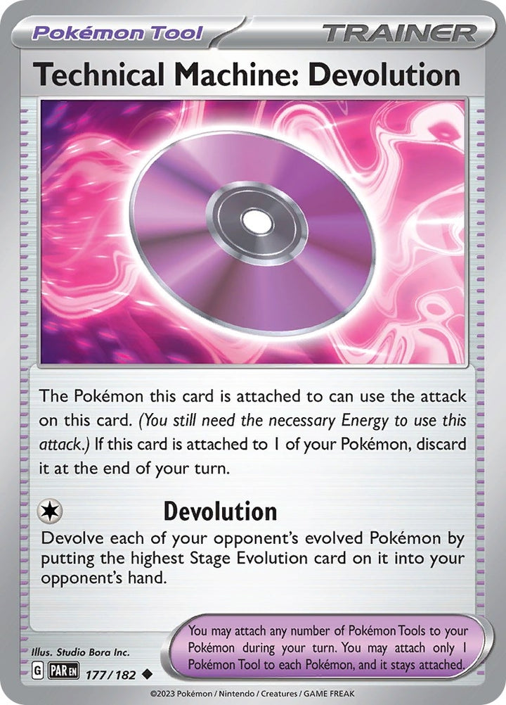 Image for Technical Machine: Devolution (177/182) (PAR) - Pokemon