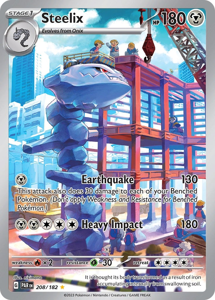 Image for Steelix (208/182) (PAR) - Pokemon