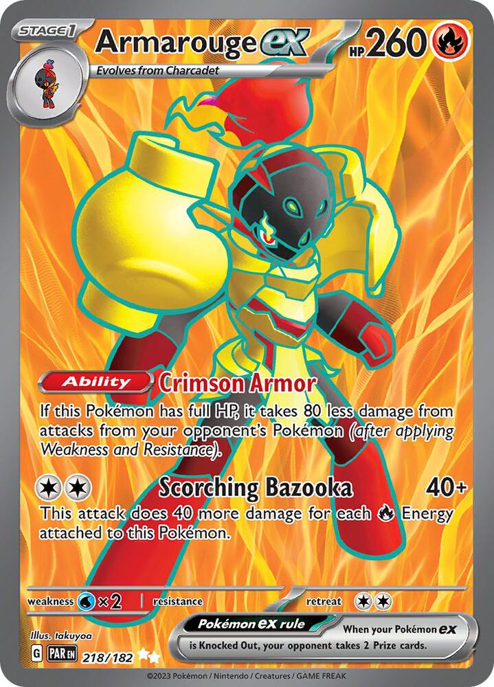 Image for Armarouge ex (218/182) (PAR) - Pokemon