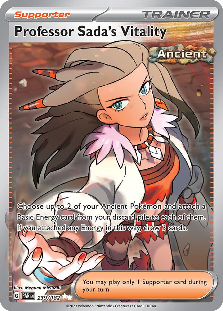 Image for Professor Sada's Vitality (239/182) (PAR) - Pokemon