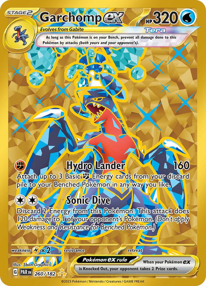 Image for Garchomp ex (260/182) (PAR) - Pokemon