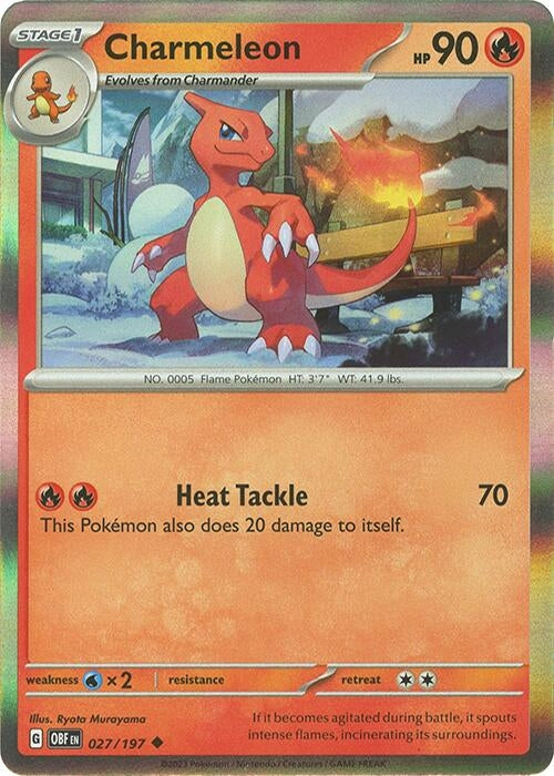 Image for Charmeleon (027/197) (MCAP) - Pokemon