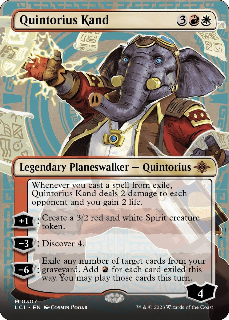 Image for Quintorius Kand (0307) (Borderless) (307) - Magic: The Gathering