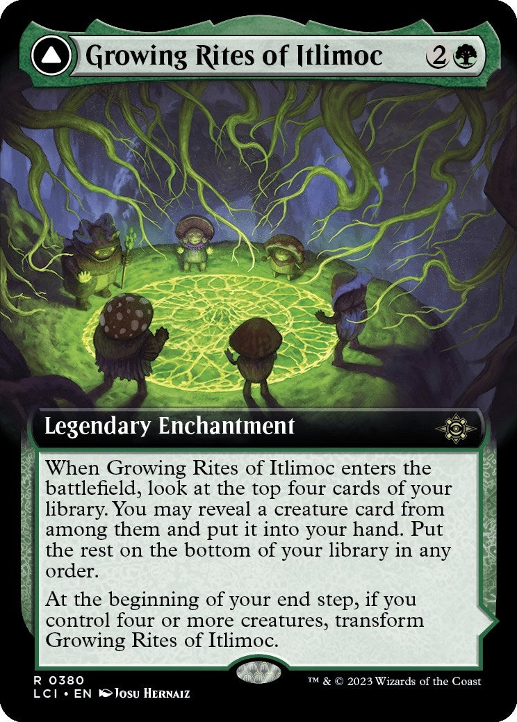 Image for Growing Rites of Itlimoc (Extended Art) (380) - Magic: The Gathering