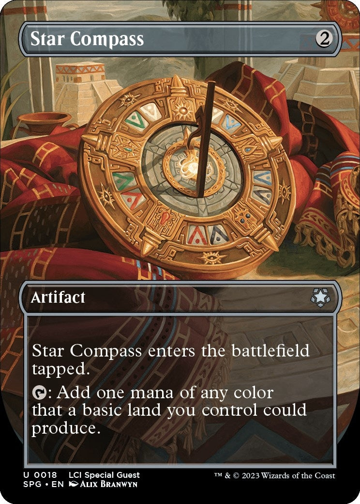Image for Star Compass (Borderless) (18) - Magic: The Gathering